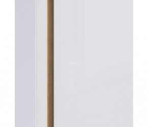 Шкаф 2х дверный с зеркалом Веста СБ-2259 (Дуб Бунратти/Белый глянец) в Реже - rezh.mebel-74.com | фото