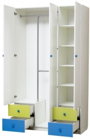 Шкаф 3-х дверный с ящиками и зеркалом Радуга (1200) в Реже - rezh.mebel-74.com | фото