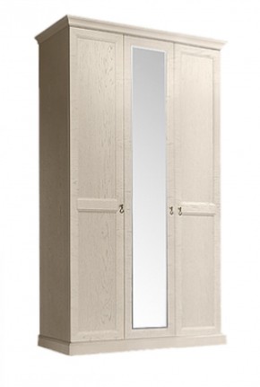 Шкаф 3-х дверный (с зеркалом) для платья и белья Венеция дуб седан (ВНШ1/3) в Реже - rezh.mebel-74.com | фото