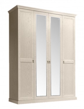 Шкаф 4-х дверный (2 зеркала) для платья и белья Венеция дуб седан (ВНШ1/4) в Реже - rezh.mebel-74.com | фото
