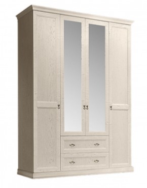 Шкаф 4-х дверный (с зеркалами) для платья и белья с выдвижными ящиками Венеция дуб седан (ВНШ1/41) в Реже - rezh.mebel-74.com | фото