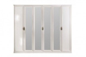 Шкаф 6-ти ств (2+2+2) с зеркалами Натали (комплект) в Реже - rezh.mebel-74.com | фото