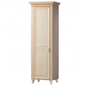 Шкаф для одежды 1-дверный №472 Марлен Кремовый белый в Реже - rezh.mebel-74.com | фото