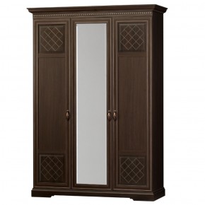 Шкаф для одежды 3-дверный №800 Парма Дуб нортон темный в Реже - rezh.mebel-74.com | фото