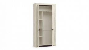Шкаф для одежды 33.18 "Лючия" (бетон пайн белый / венге / белый) в Реже - rezh.mebel-74.com | фото