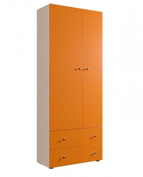 Шкаф ДМ 800 с 2-мя ящиками (оранж) в Реже - rezh.mebel-74.com | фото