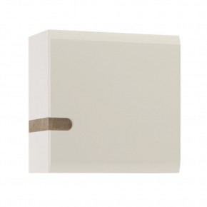 Шкаф навесной 1D/TYP 65, LINATE ,цвет белый/сонома трюфель в Реже - rezh.mebel-74.com | фото