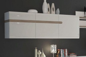 Шкаф навесной 3D/TYP 67, LINATE ,цвет белый/сонома трюфель в Реже - rezh.mebel-74.com | фото