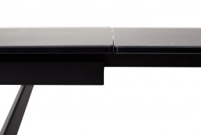 Стол RIETI 200 NERO KL-116 Черный мрамор матовый, итальянская керамика/ черный каркас, ®DISAUR в Реже - rezh.mebel-74.com | фото