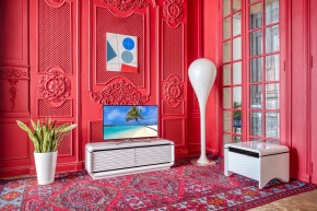 ТВ-тумба 3D Modo Due 135 см в Реже - rezh.mebel-74.com | фото