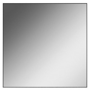 Зеркало Corsica 600х600 black без подсветки Sansa (SB1064Z) в Реже - rezh.mebel-74.com | фото