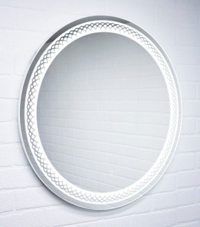 Зеркало Прая 700х700 с подсветкой Домино (GL7048Z) в Реже - rezh.mebel-74.com | фото